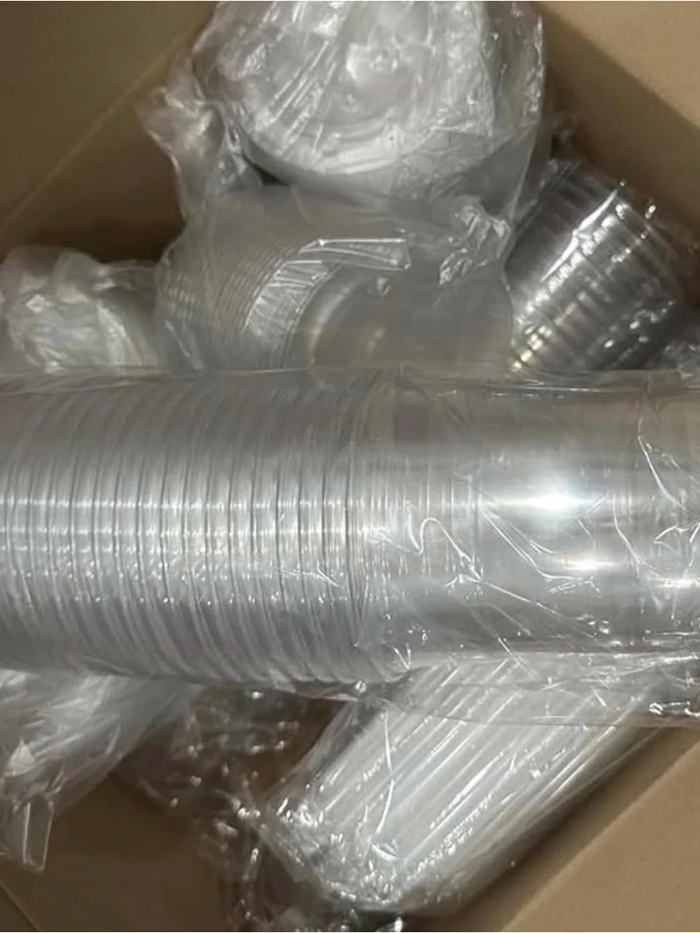 [100 SETS] 32 oz Cups with lids, Plastic cups with lids and straws